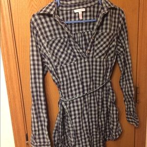 Maternity Plaid Shirt